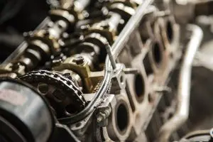 Dreckiger Motorblock